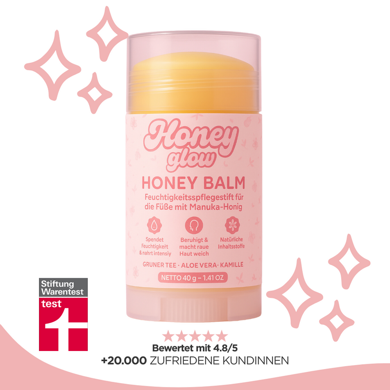 HoneyBalm™ – Feuchtigkeitsspendender Fußbalsam mit Honig